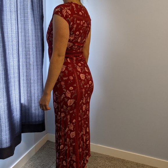 Long Red Dress - Picture 2 of 3